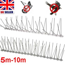 ? 10M Pigeon Bird Spikes Metal Wall Fence Deterrent Anti Perch Control Repeller