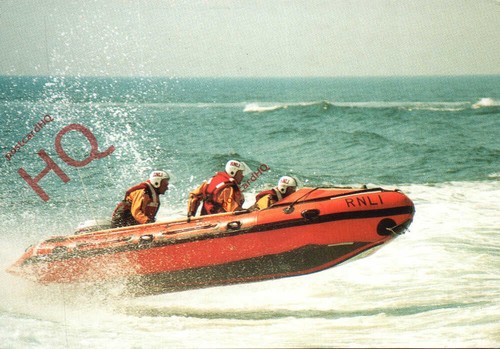 Picture postcard rnli fowey - postcard-:rnli,,