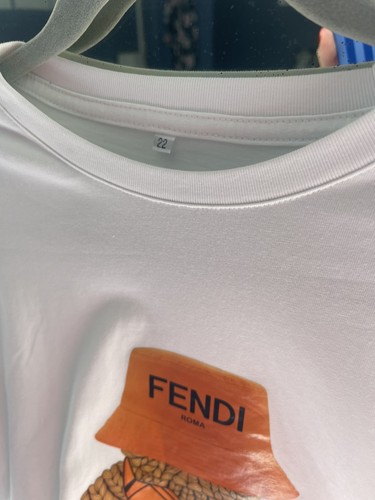 Fendi white bear knitted