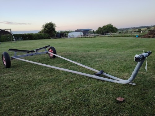 Galvanised dinghy boat trolley - dinghy,