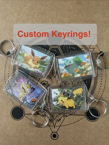 Custom pokémon keyrings - pokémon,