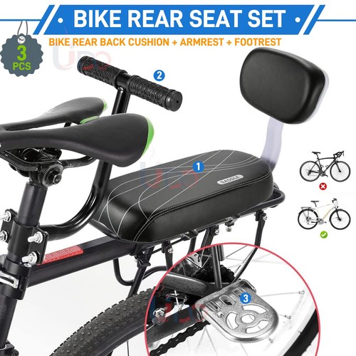 Cushion bicycle rear seat - bicycle,