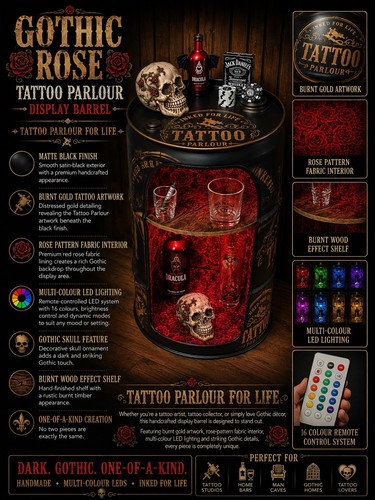 Gothic rose tattoo parlour - rose,