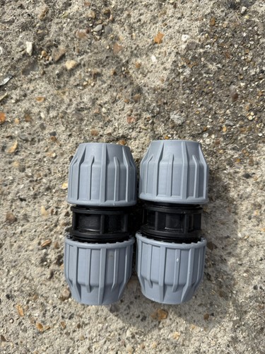 Blue mdpe plastic mains - mdpe,