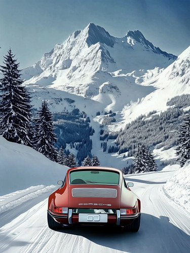 Porsche carrera winter drive - porsche,