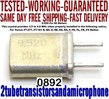 9.520 MHz Crystal for Yaesu FT