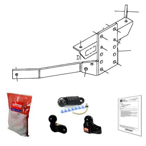 Witter towbar for - witter, rover