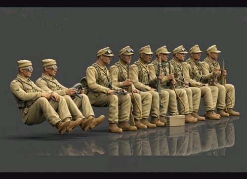 Ww2 german afrika - korps, troops