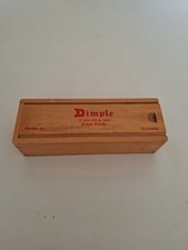 Vintage Boxed Dimple Whisky Advertising Dominoes