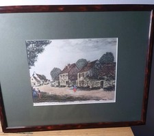 Fasano Etching Signed Framed