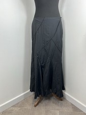 M&S Per Una Black Crinkle Maxi