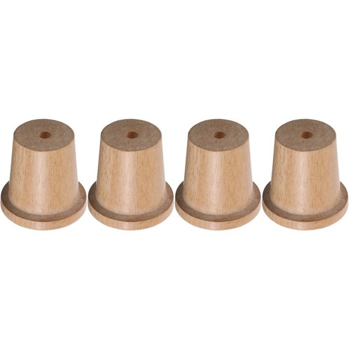 Set stylish wood lamp - set,