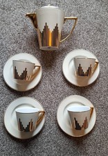 Biba Starburst tea set gold