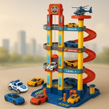 Toy Car Garage 4-Multi Storeys