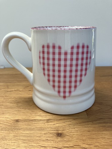 Heron cross pottery gingham - heron,