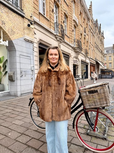 Vintage pastel mink - vintage, fur