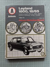 Austin Morris 1800 & Wolseley 18/85 (1964-1975) Owners Workshop Manual