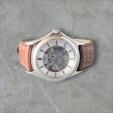 Rotary Automatic Mens Watch Skeleton Dial GS03357/06 Working