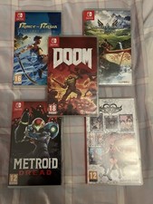 Nintendo Switch Games Bundle, Pre-owned, Metroid, Doom, Monster Hunter