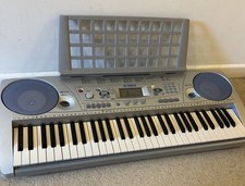 Yamaha Keyboard PSR-275 Keyboard  Power Supply Music Sheet Stand & Carrying Case