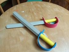 Pack of 20 Foam Swords Kids Safe Toy Pirates Knight Fancy Dress Party Toy