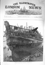 Old Antique Print 1875