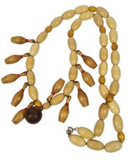 VTG 1950s Wooden Bowling Ball