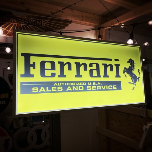 Ferrari light sign 120x60cm - ferrari,