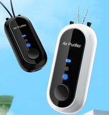 Portable Air Purifier Necklace Mini Wearable Personal Anion Negative Ionizer USB
