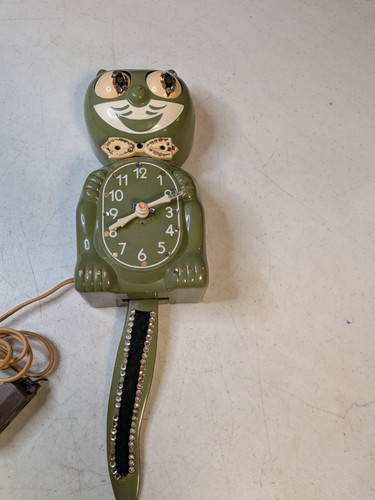 Kit cat clock vintage - kit, avocado
