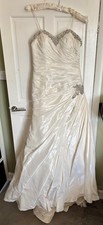 Ronald Joyce Size 16 (More Like 12-14) Donatella Wedding Dress Worn Once