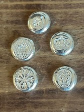5 x 10g 999 Fine Silver Hand