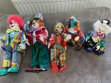 5 x Vintage Porcelain Faced