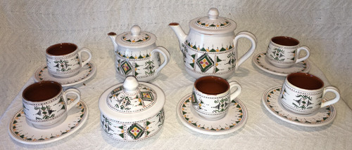 Moroccan hand painted ceramic - painted,