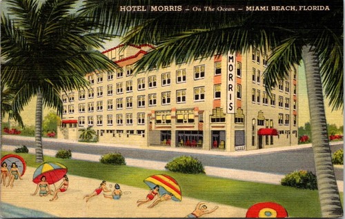 Vintage postcard hotel morris - hotel,