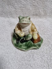 Ceramic Glazed Figurine Frog
