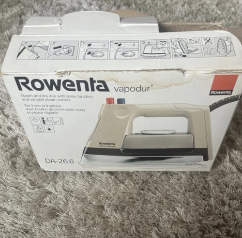 Vintage rowenta electric iron - rowenta,