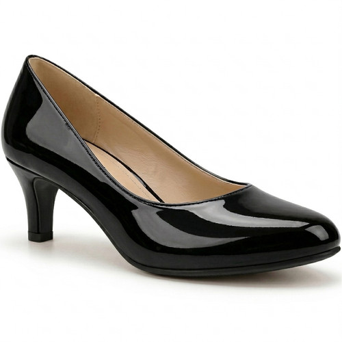 Women low kitten heel court - low,