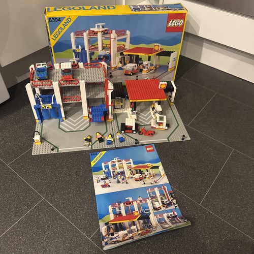 Vintage lego shell - lego, garage
