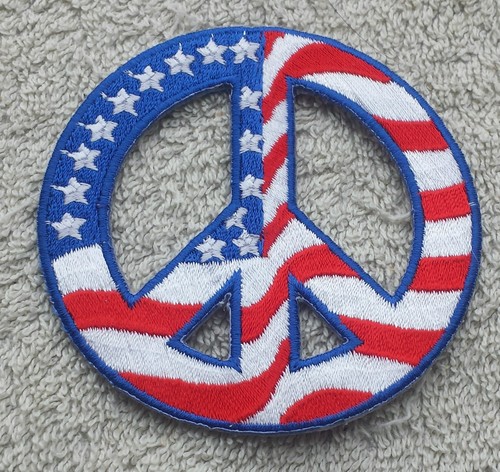 Usa peace sign - sign, 3"