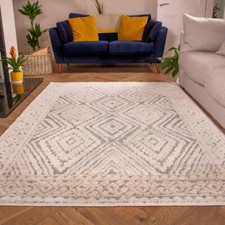 Grey & Cream Living Room Rugs