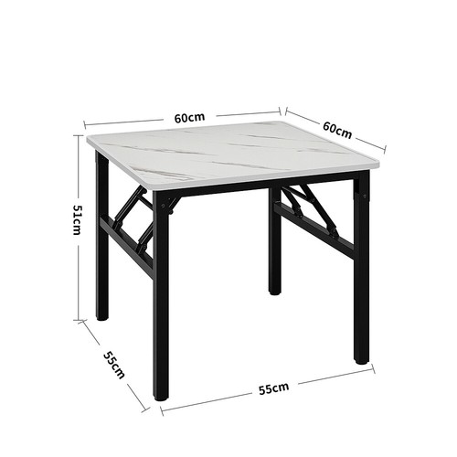 80cm square folding coffee - 60/80cm,
