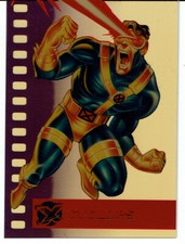 X MEN FLEER ULTRA 95 SUSPENDED ANIMATION CARD 2 OF 10 CYCLOPS