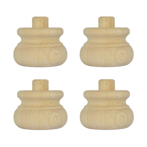 Pack wooden pine - 4,