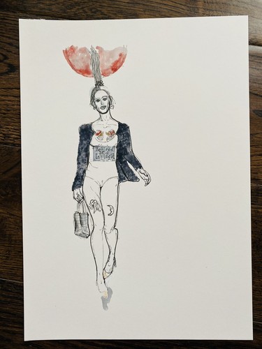 Fashion illustration original - illustration,