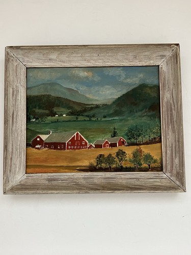 Vintage 50s framed - 50s, primitive