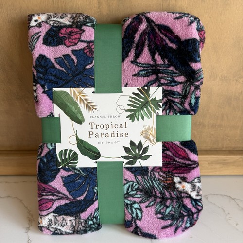 Tropical paradise throw - tropical,