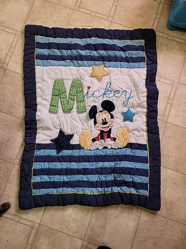 Vintage mickey mouse baby - vintage, crib