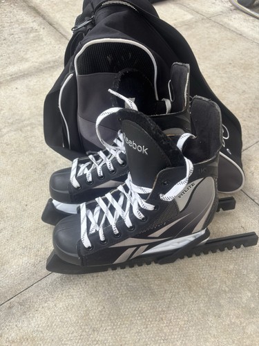 Black reebok ice skates - black,
