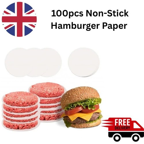 100pcs non stick hamburger - 100pcs, non-stick